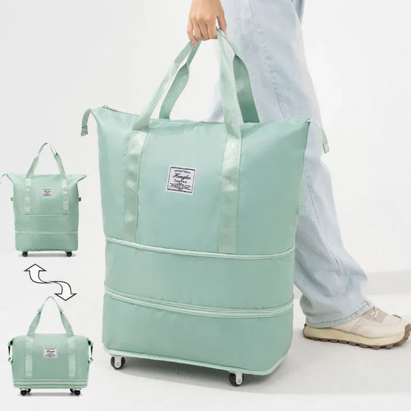 Voyage Chic - Sac de sport à roulettes avec séparation humide/sèche – Image 2