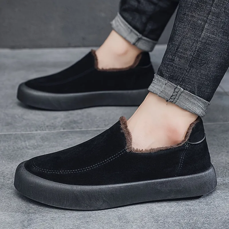 Noir & Co - Baskets vintage brunes avec doublure en polaire – Image 2