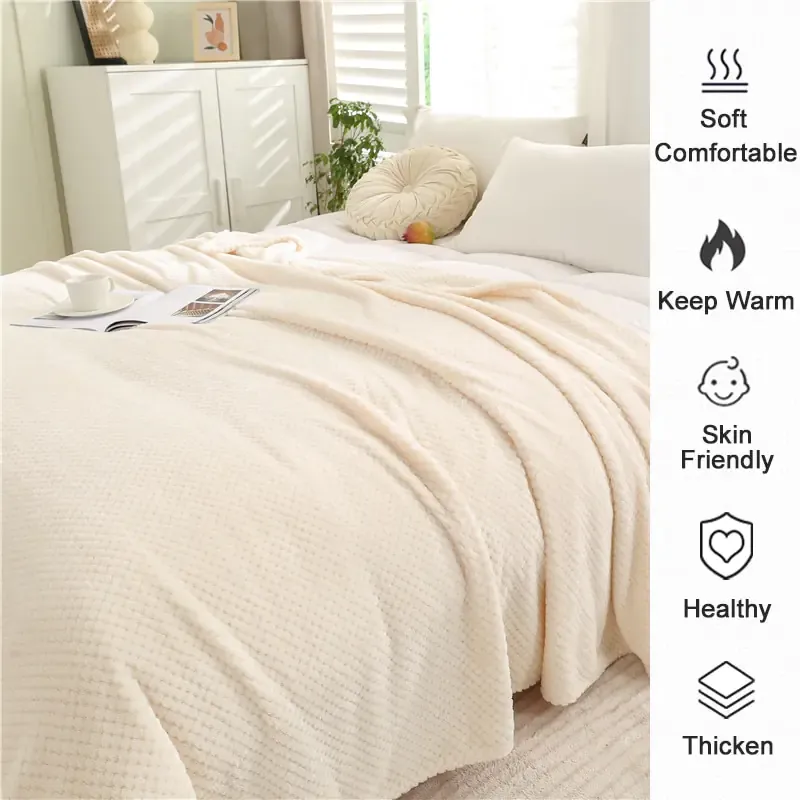 DouceHiver - Plaid Douillet en Flanelle pour Lit d'Hiver – Image 4