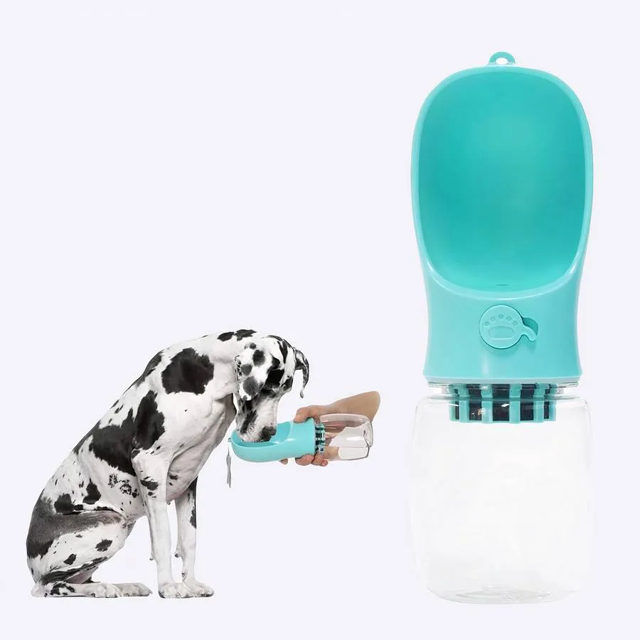 Bouteille d’eau à large bec pour chien