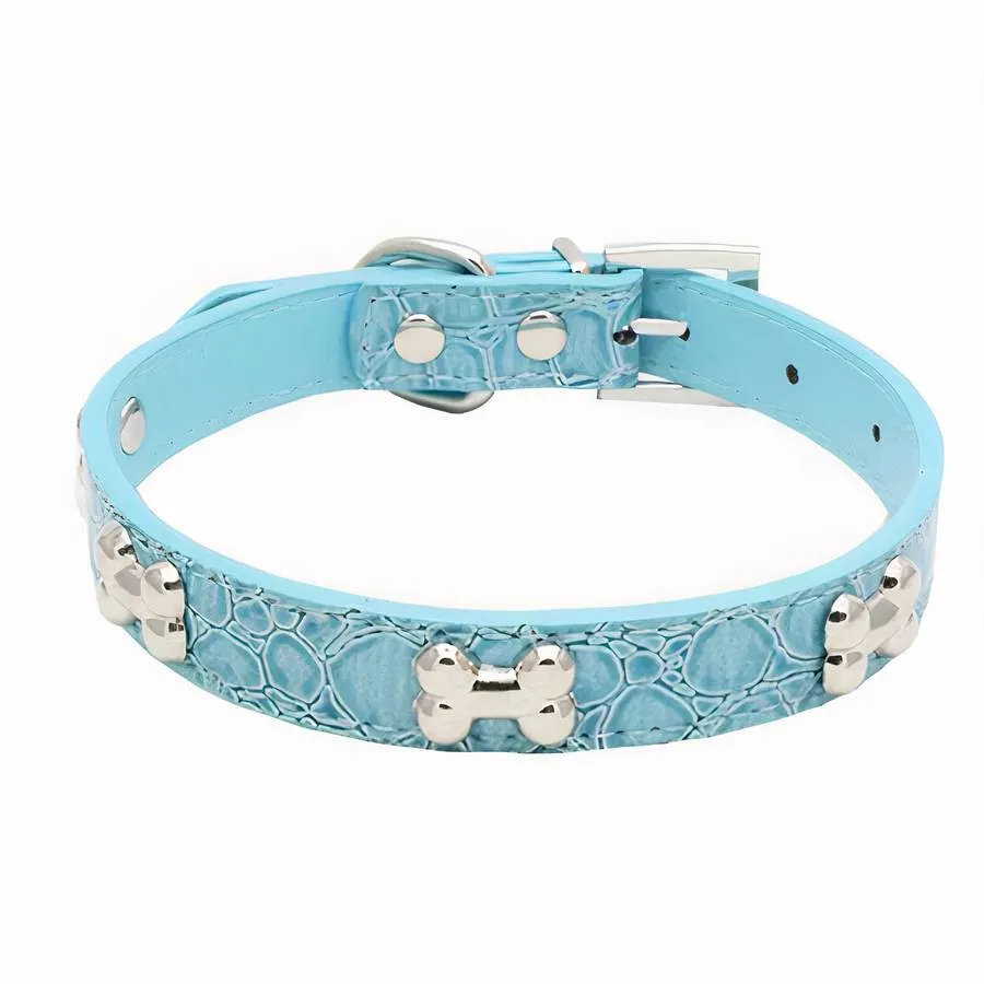 Collier à motif d’os pour chien – Image 4