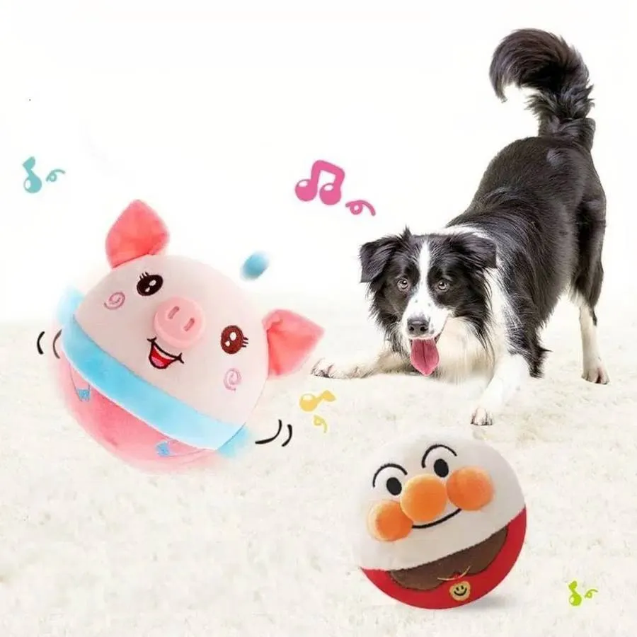 Jouet chien interactif balle en peluche parlante – Image 5