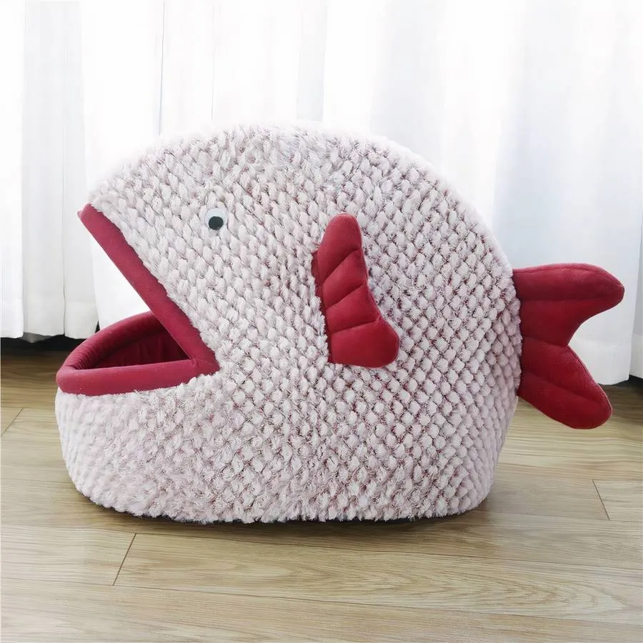 Lit en forme de poisson pour chien – Image 7
