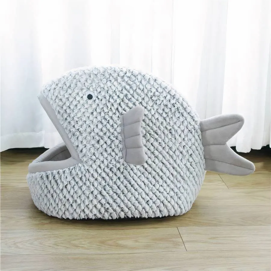 Lit en forme de poisson pour chien – Image 6