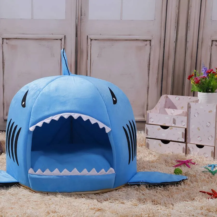 Lit en forme de requin pour chien – Image 7