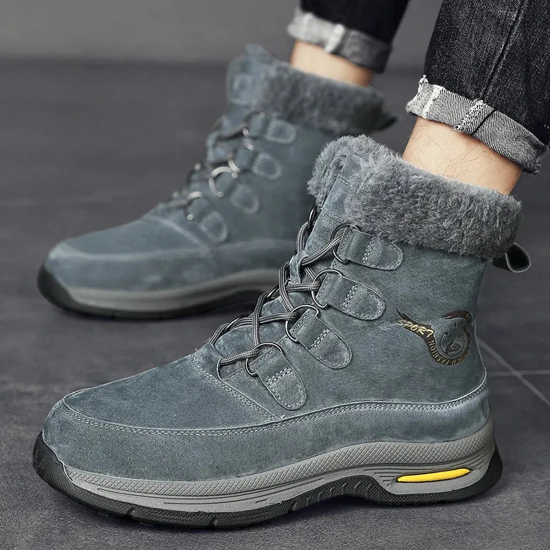 Montagne Chic - Bottes d'hiver noires isolées pour aventures extérieures – Image 2