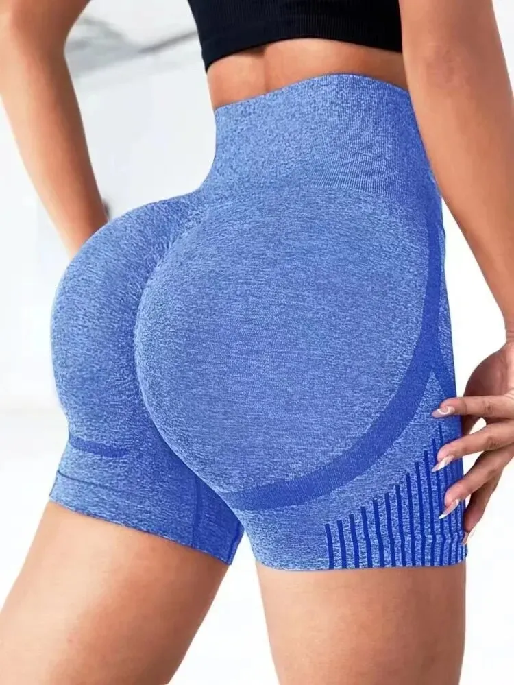 FlexiFit – Short de Yoga Taille Haute pour Femme, Fitness, Running et Entraînements