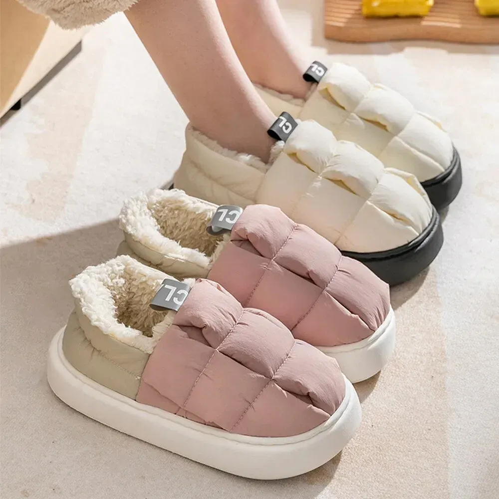 Luxe Froid - Chaussures d'hiver roses Clara pour un confort stylé