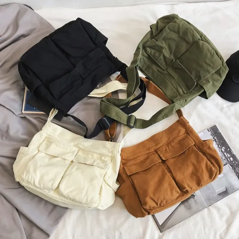 Sac à main Vintage Élégant pour Femmes - Sac à bandoulière en Toile à Grande Capacité