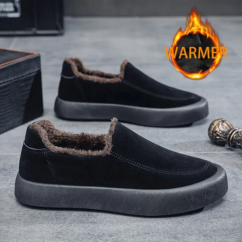 Noir & Co - Baskets vintage brunes avec doublure en polaire – Image 9