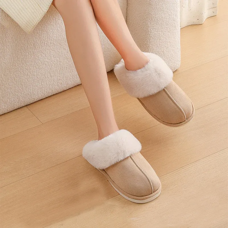 Chaleur Douillette - Chaussons en peluche anti-dérapants pour femmes – Image 3