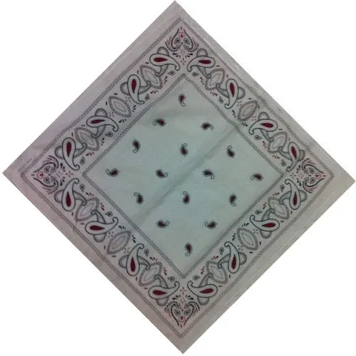 Bandana Blanc Paisley | RoyalBandana