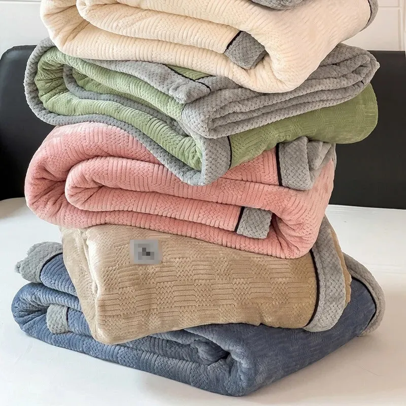 VeloursCorail - Couverture Flanelle en Fausse Fourrure pour Lit – Douceur et Confort pour la Maison – Image 5