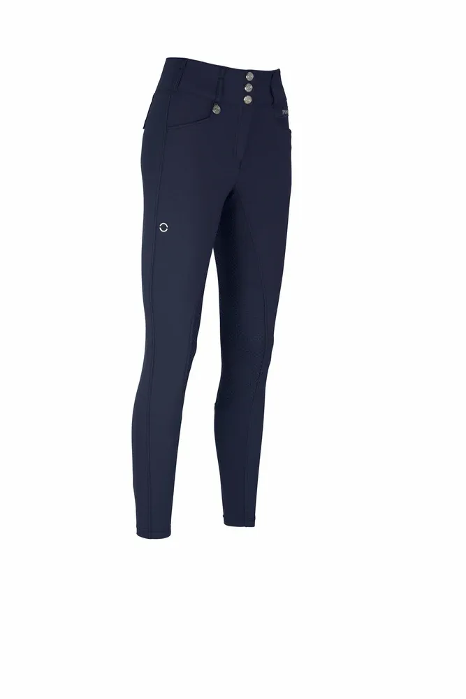 Pantalon d'équitation Pikeur Candela full grip Bleu nuit